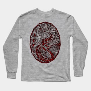 Glass Dragon - Red Brand Long Sleeve T-Shirt